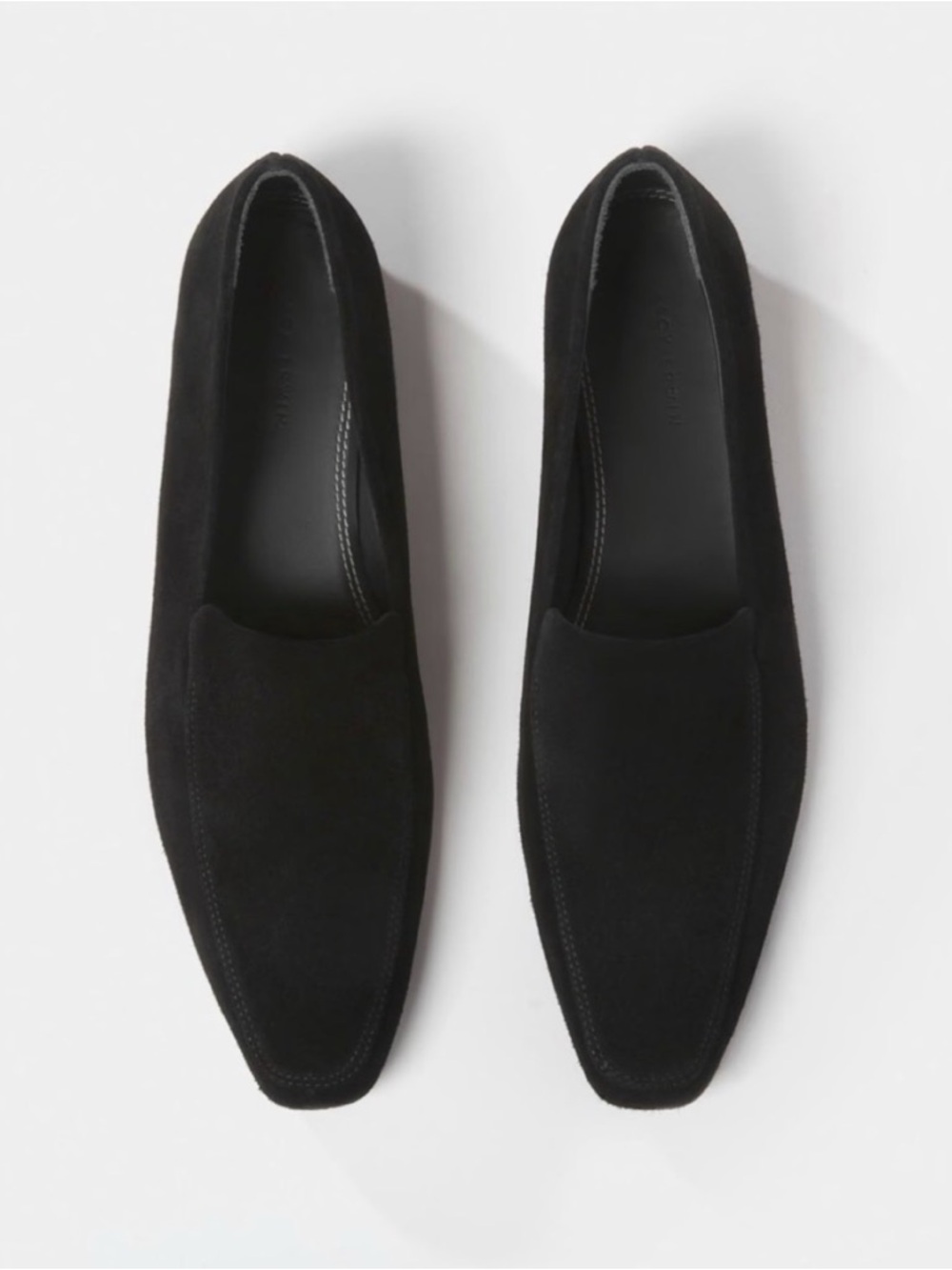 Jack Erwin Morgan Venetian Black Suede Loafers Size 37.5